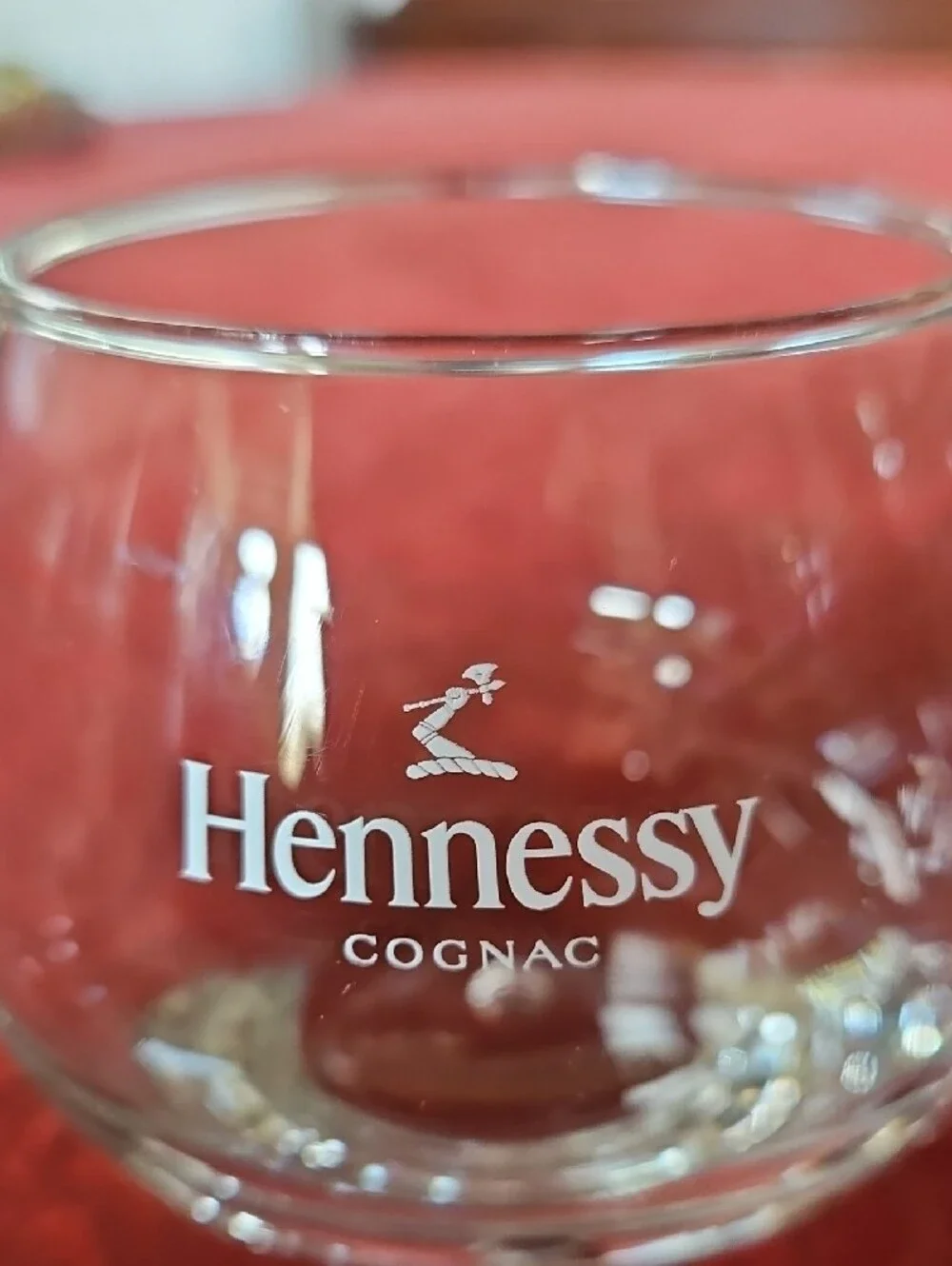 Vintage Hennessy Cognac Stemless Snifter Glasses - Set of 2